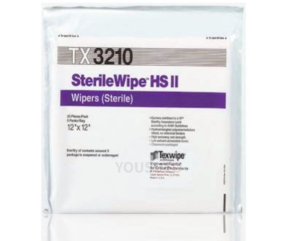 无菌纤维素和聚酯洁净室擦拭布 SterileWipe HS II